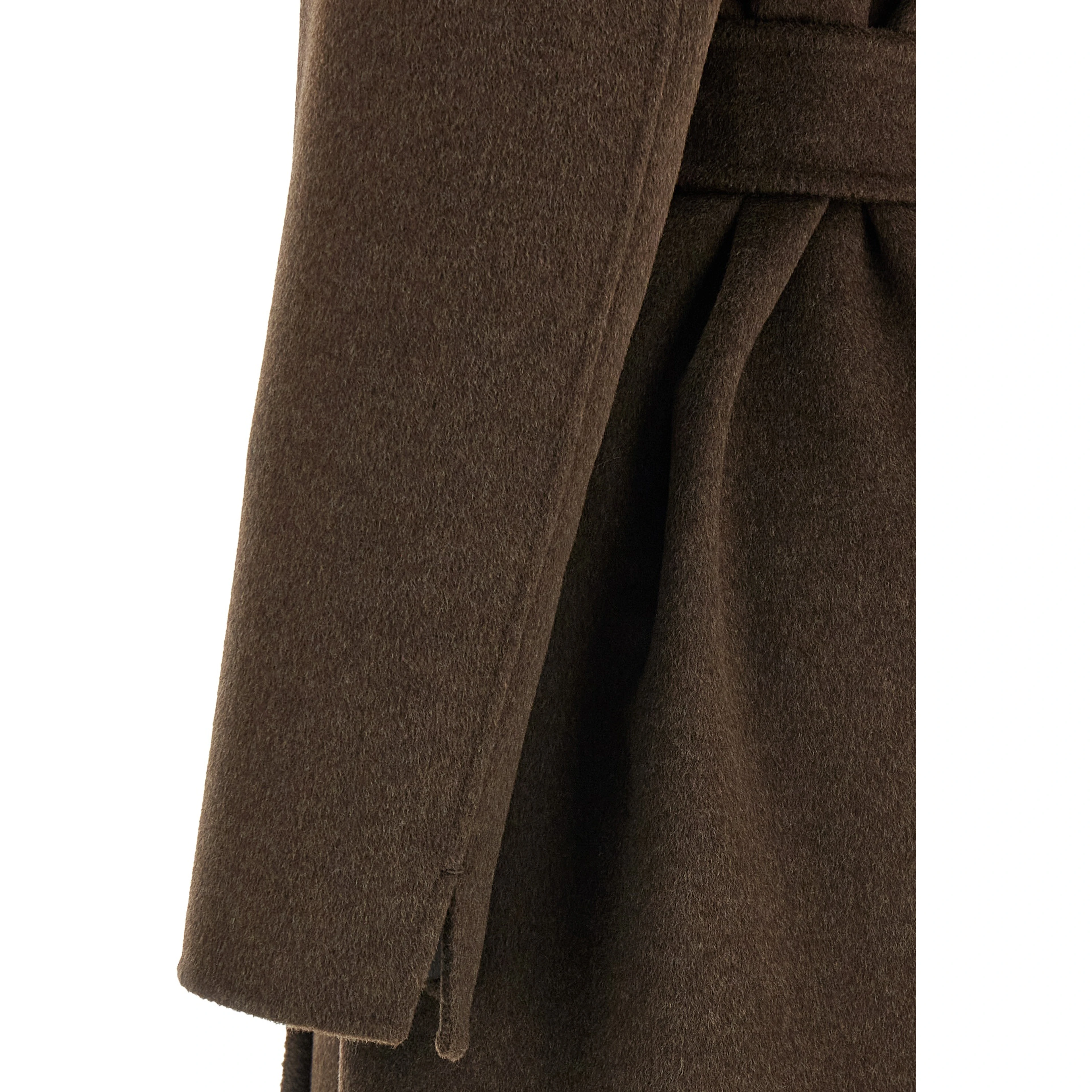 Brown Virgin Wool Coat
