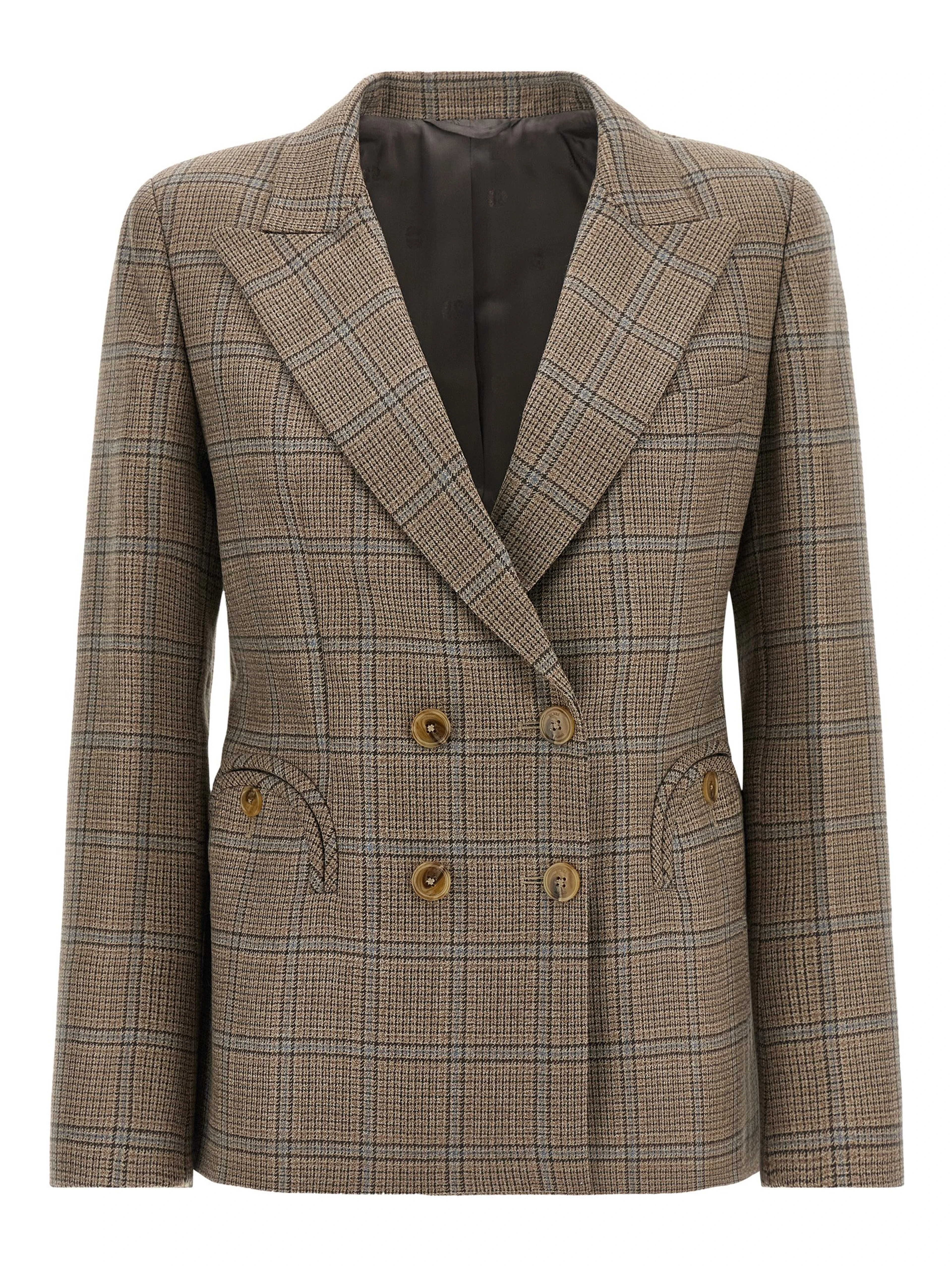 Beige Virgin Wool Blazer
