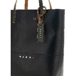 Black Polyester Tote Bag