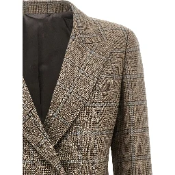 Beige Virgin Wool Blazer