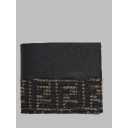 Portafoglio Bifold FF con Fascia in Jacquard