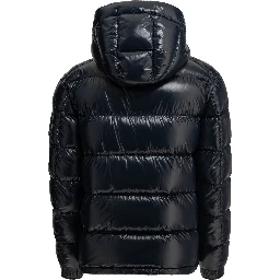 Short down jacket with logo