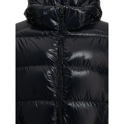 Short down jacket with logo