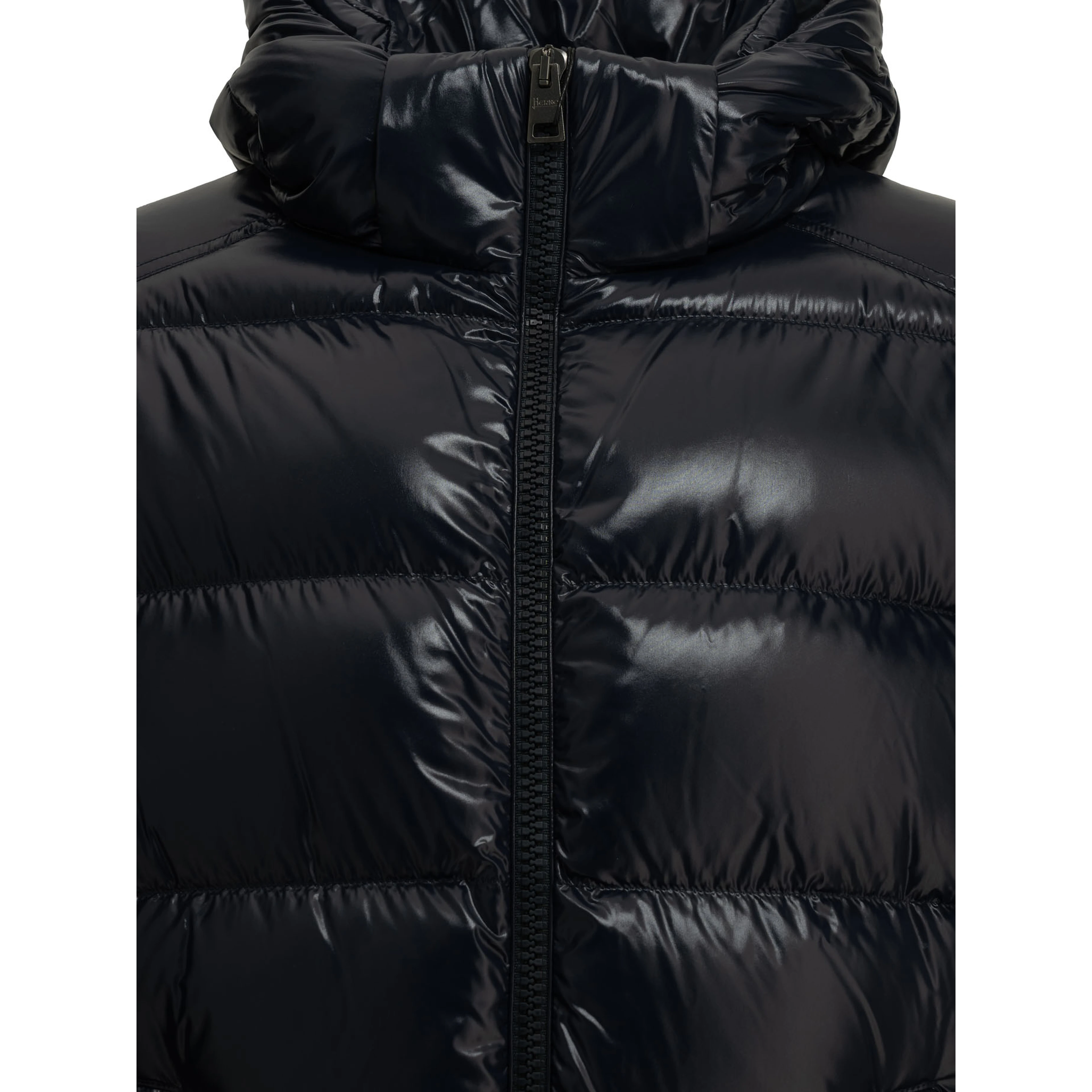 Short down jacket with logo