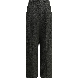 Tailored pants made of wool blend