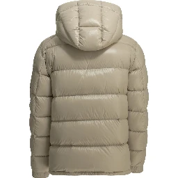 Short down jacket with logo