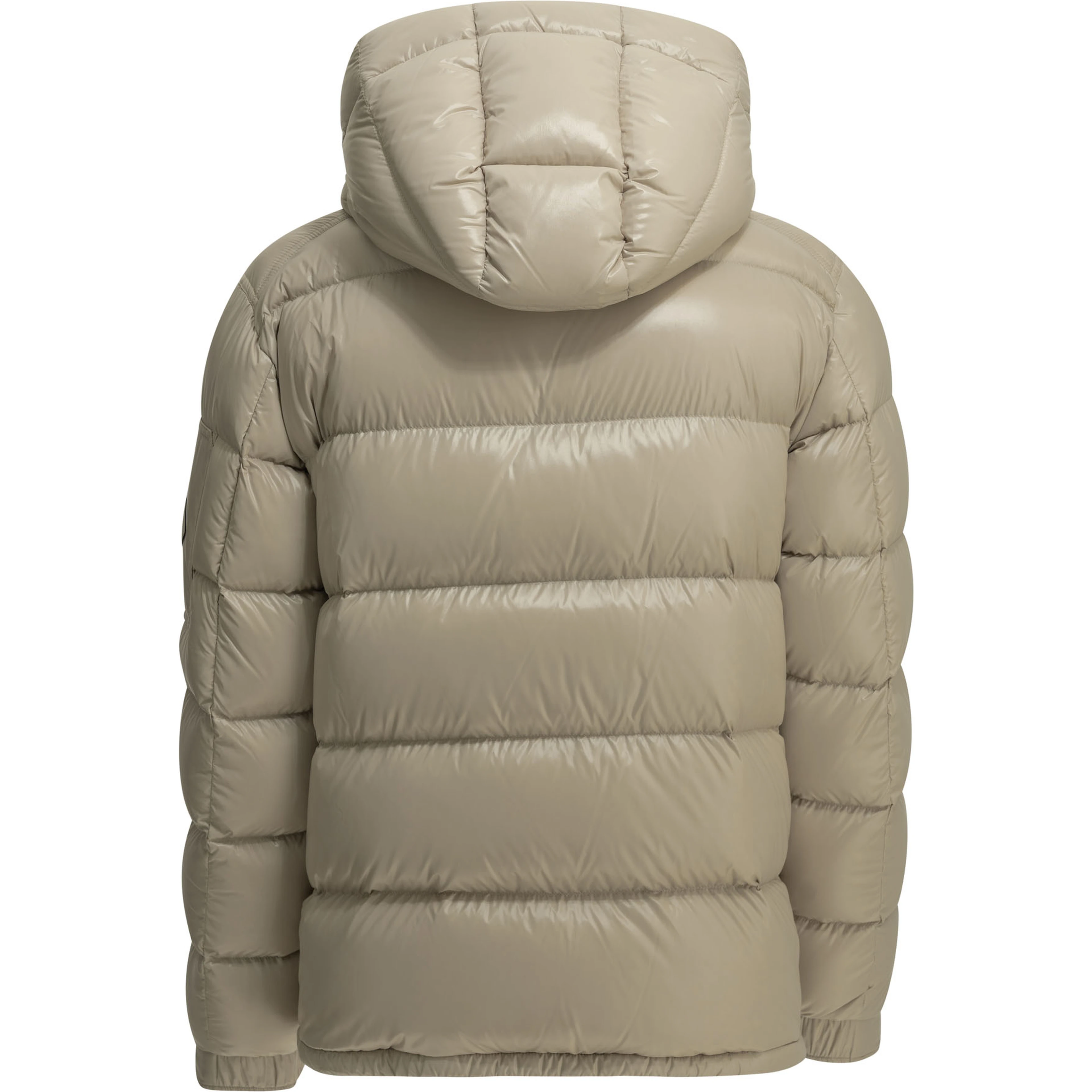 Short down jacket with logo
