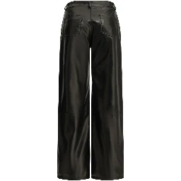 Casual nappa leather pants