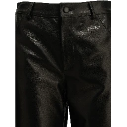 Casual nappa leather pants