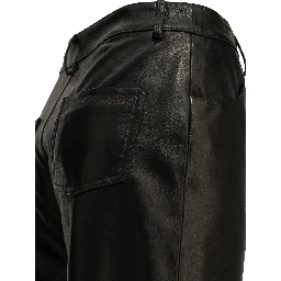 Casual nappa leather pants