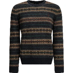"Fair Isle" Crew-Neck Sweater