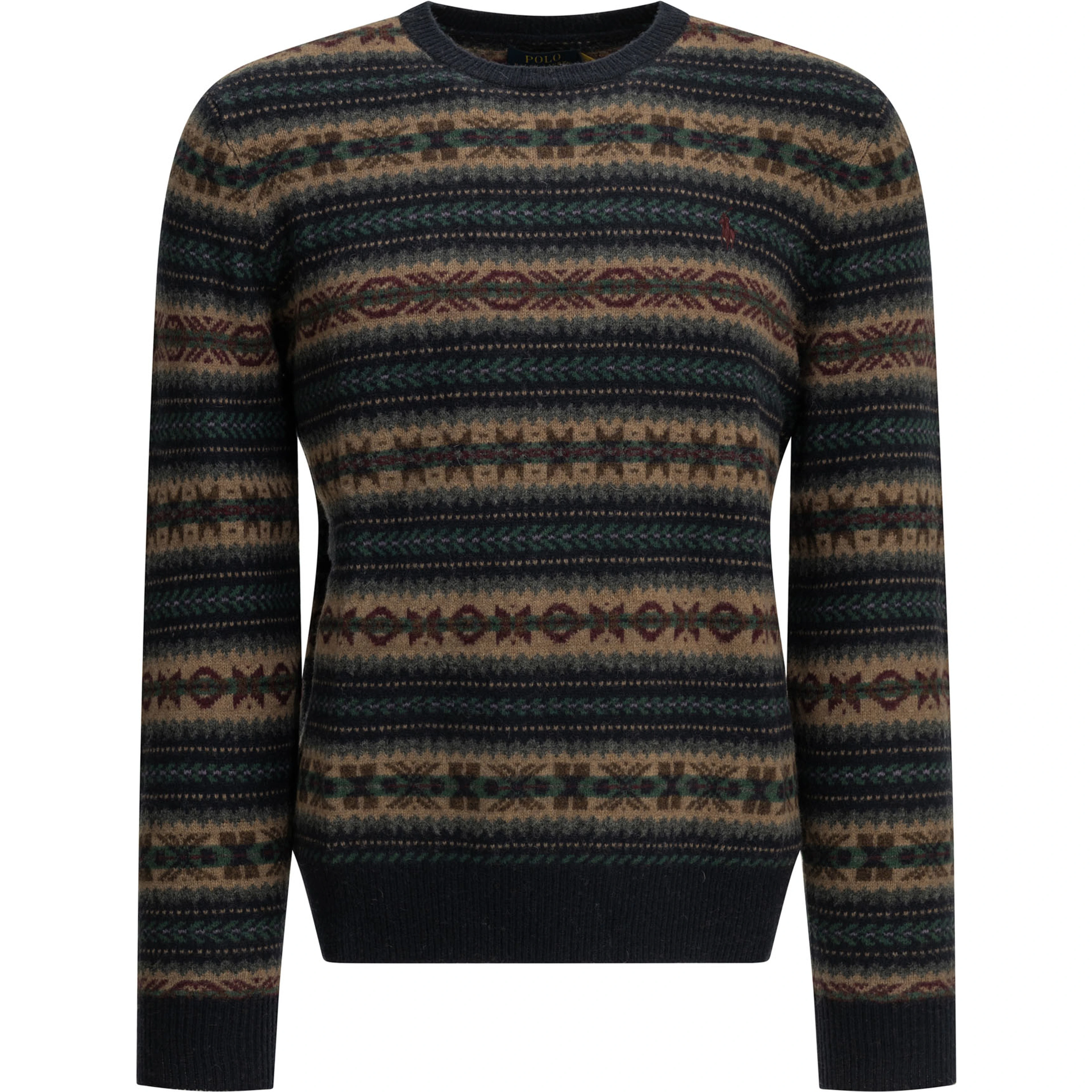 "Fair Isle" Crew-Neck Sweater