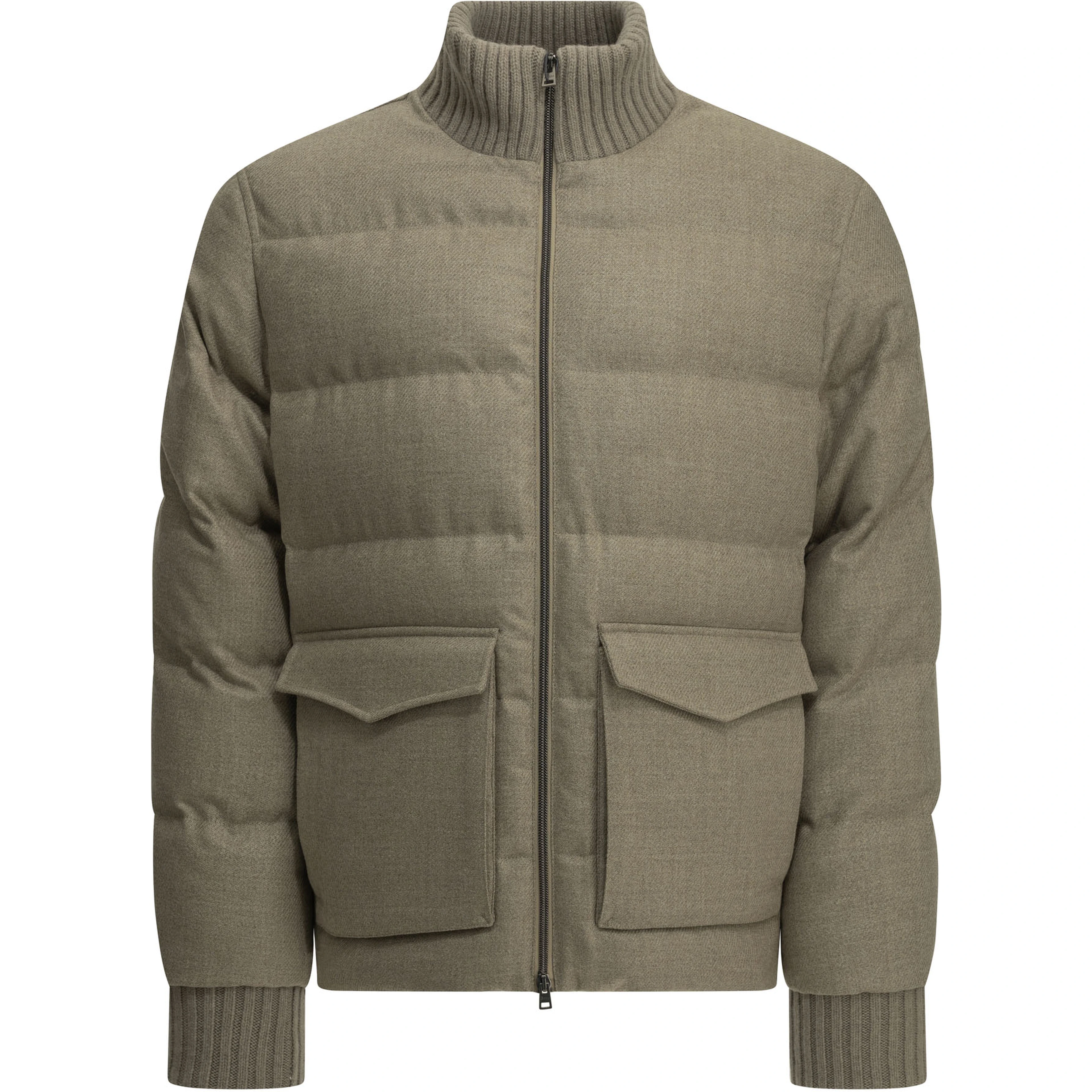 Tweed bomber jacket