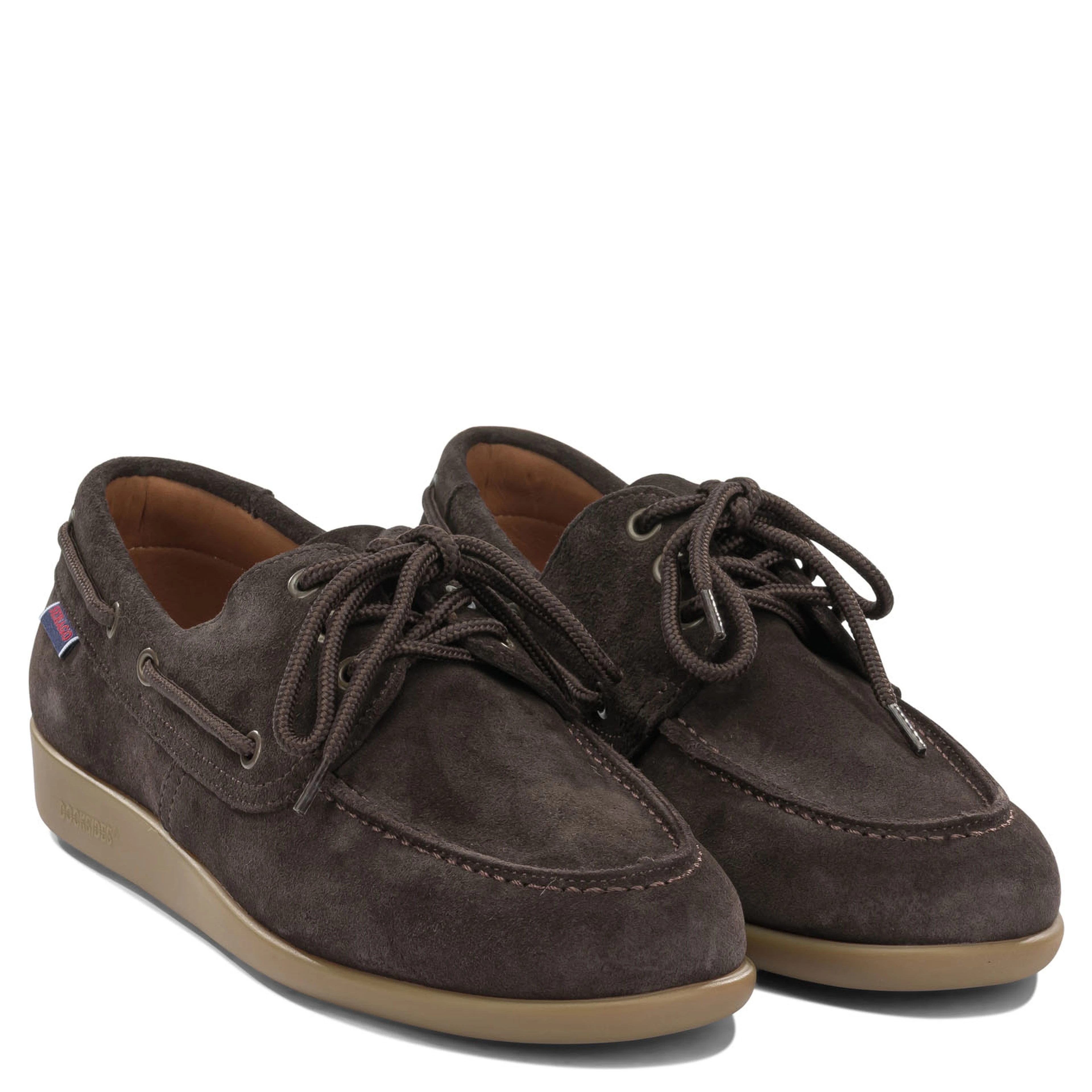 "Gary Jobson Suede" Lace-Up Loafers