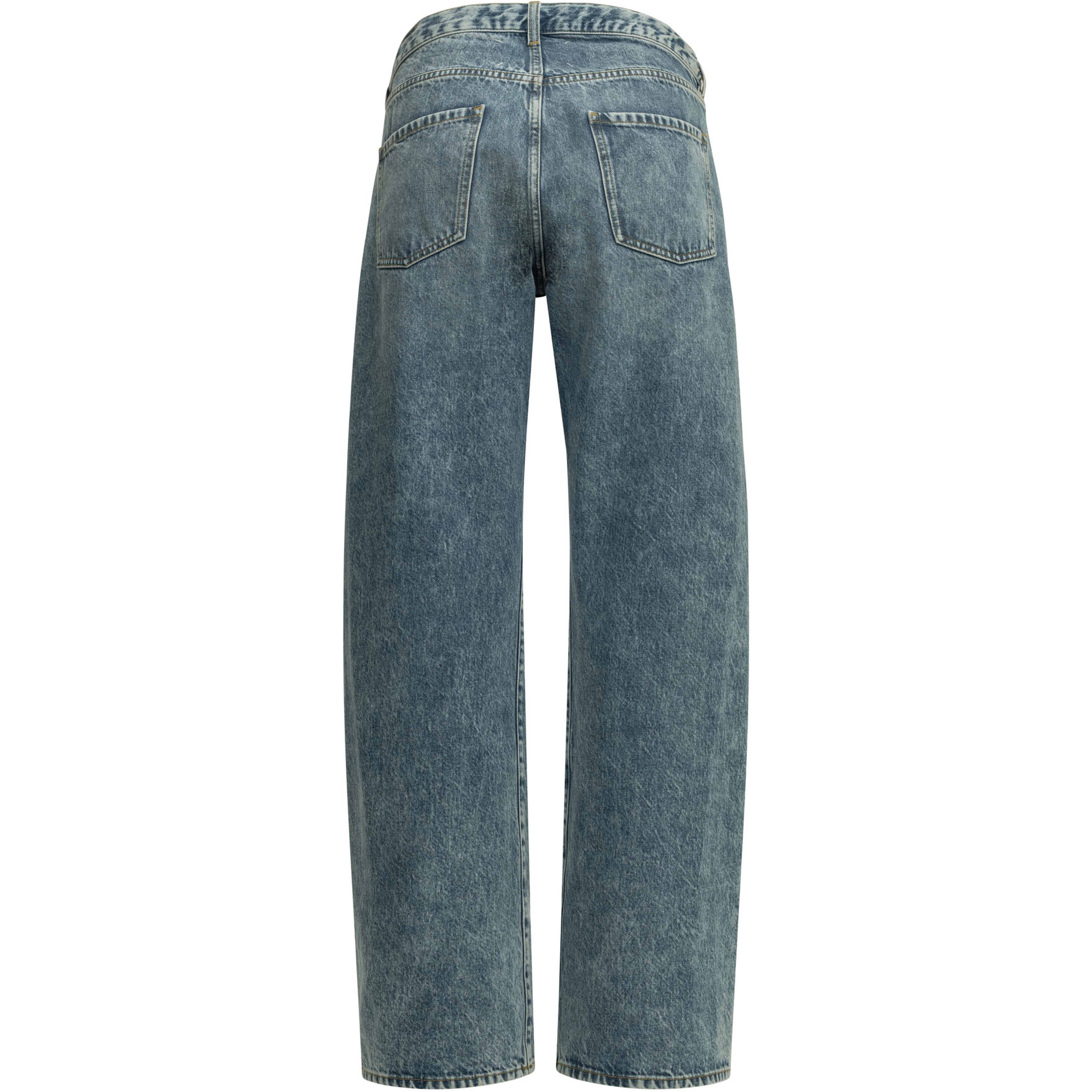 "Boyfriend" Straight-Leg Jeans