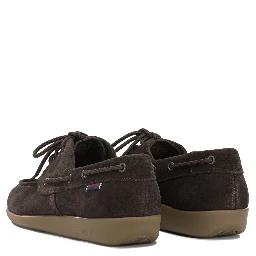 "Gary Jobson Suede" Lace-Up Loafers