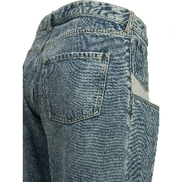 "Boyfriend" Straight-Leg Jeans