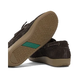 "Gary Jobson Suede" Lace-Up Loafers