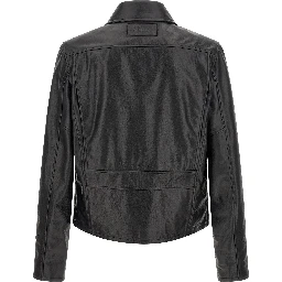 Black Calfskin Leather Jacket