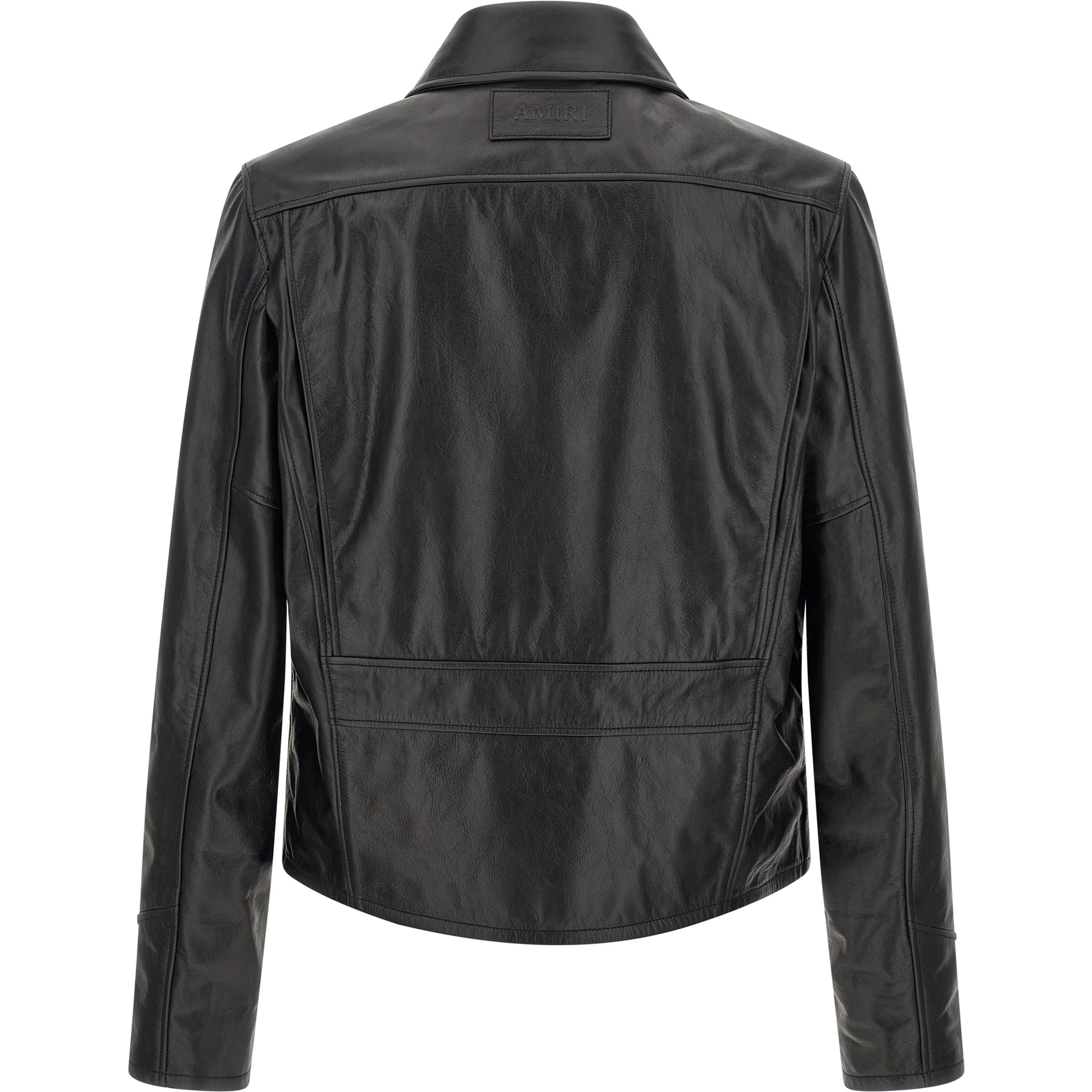 Black Calfskin Leather Jacket