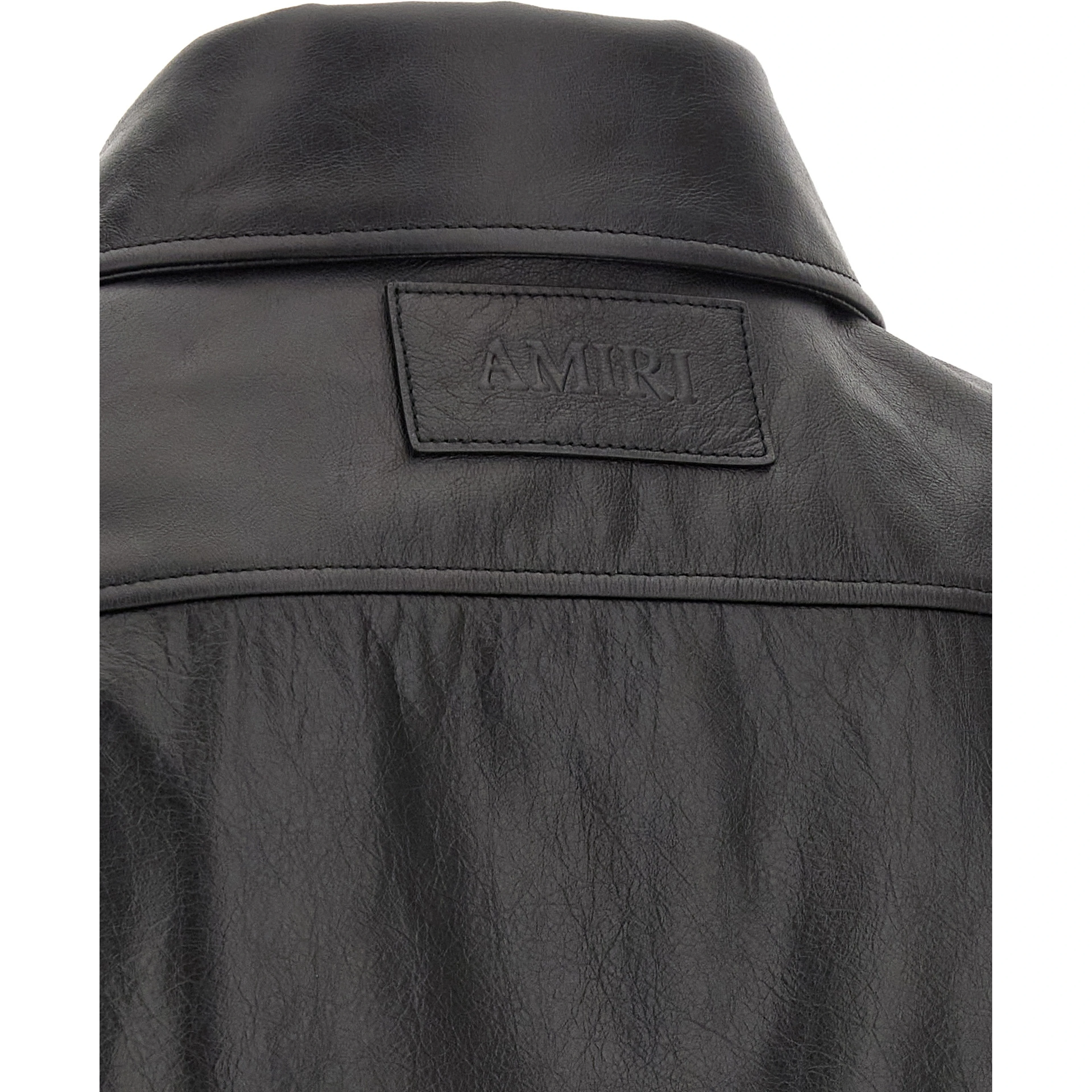 Black Calfskin Leather Jacket
