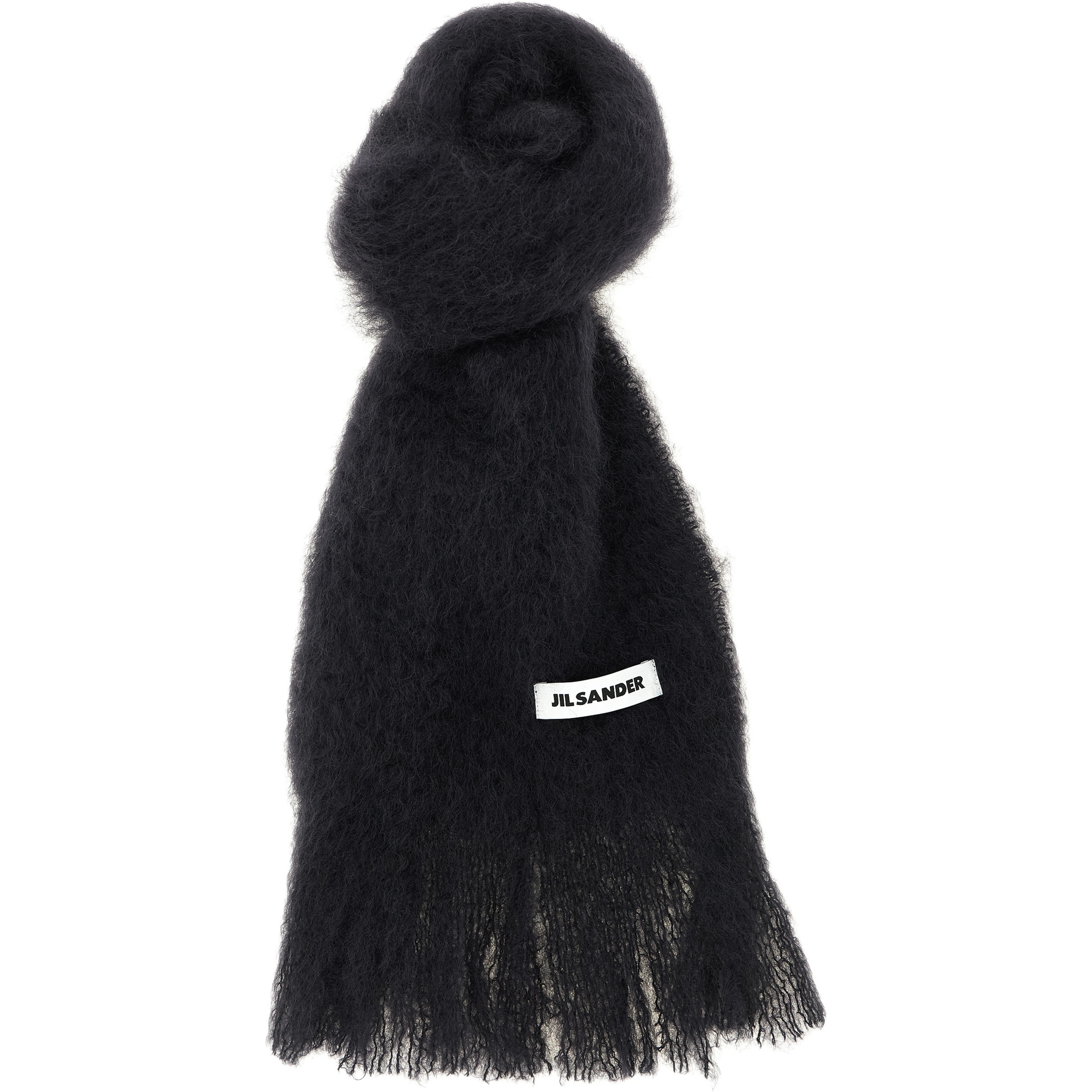 Black Wool Scarf
