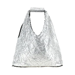 Silver Polyethylene Tote Bag