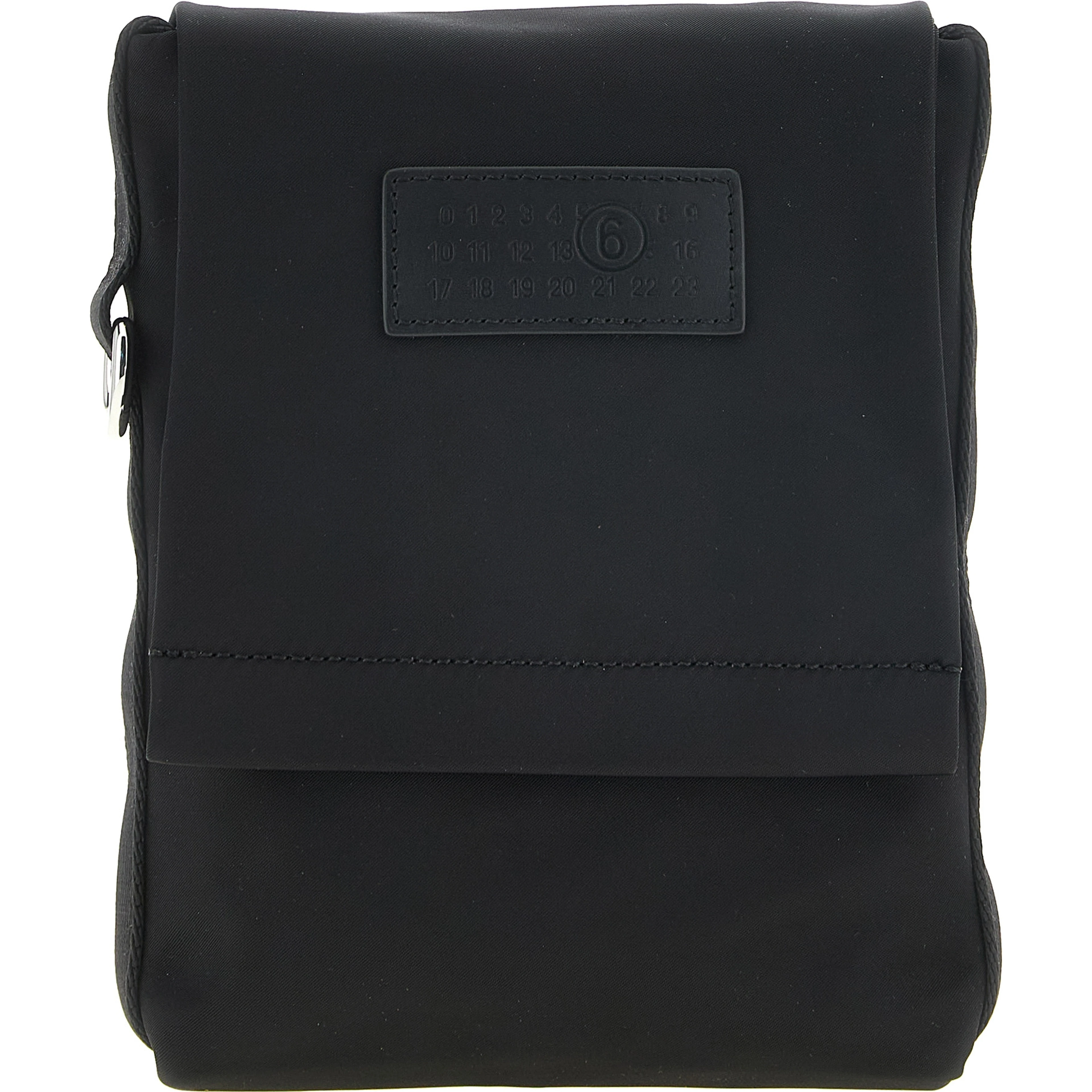 Black Polyamide Crossbody Bag