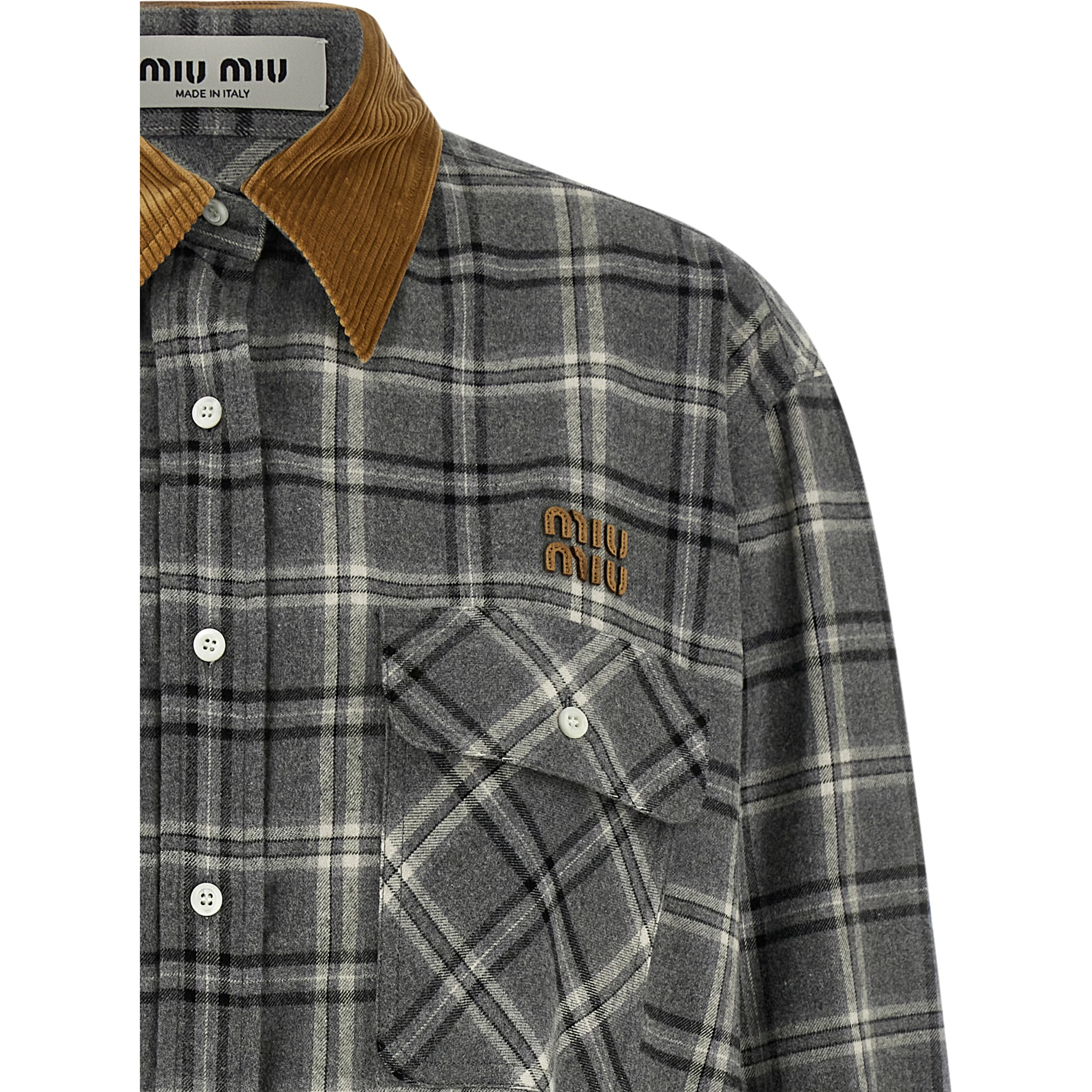 Gray Cotton Blouse
