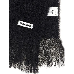 Black Wool Scarf