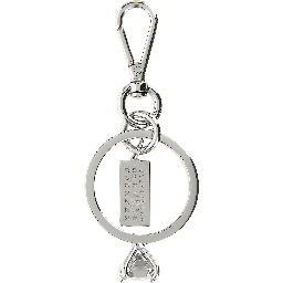 Silver Brass Keychain