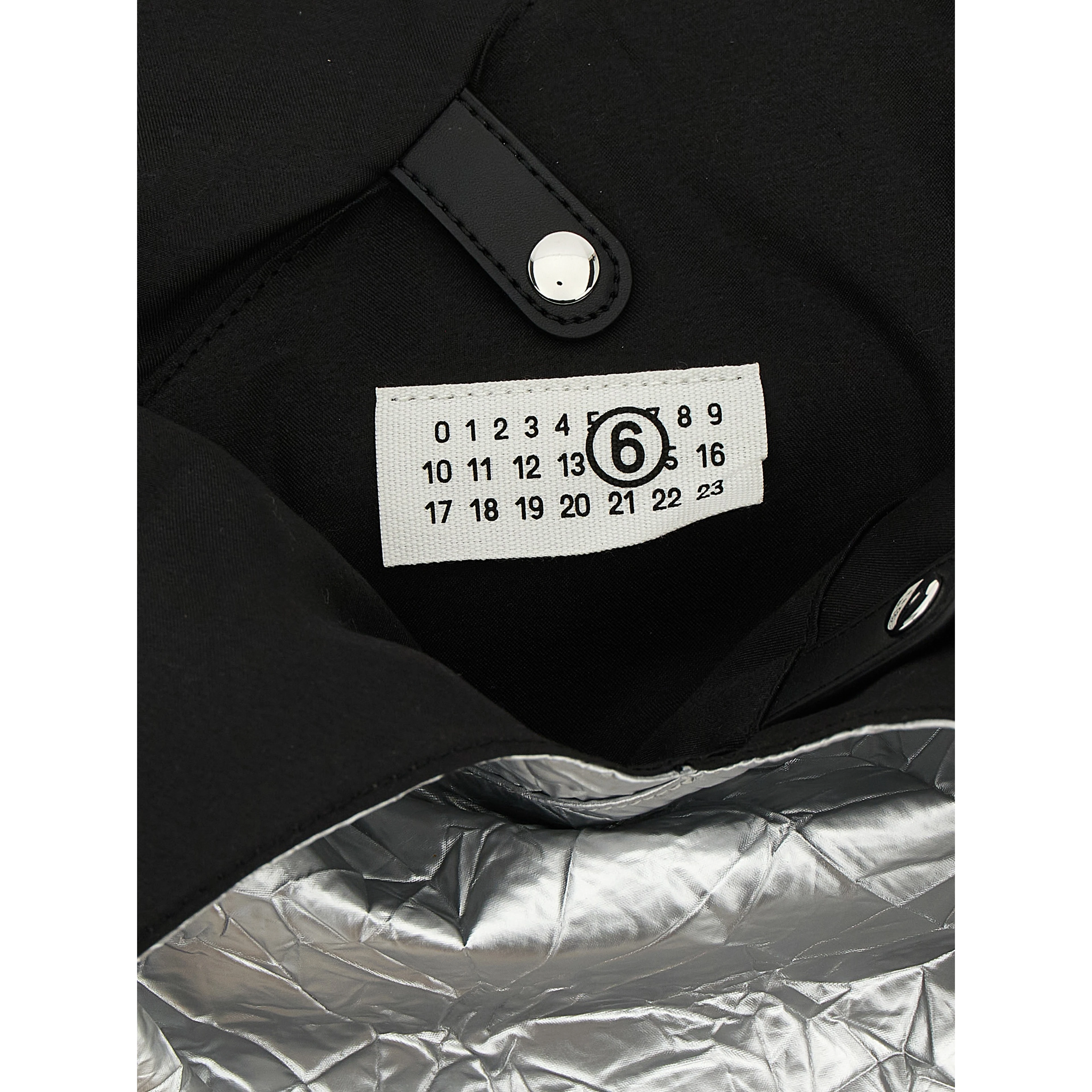 Silver Polyethylene Tote Bag