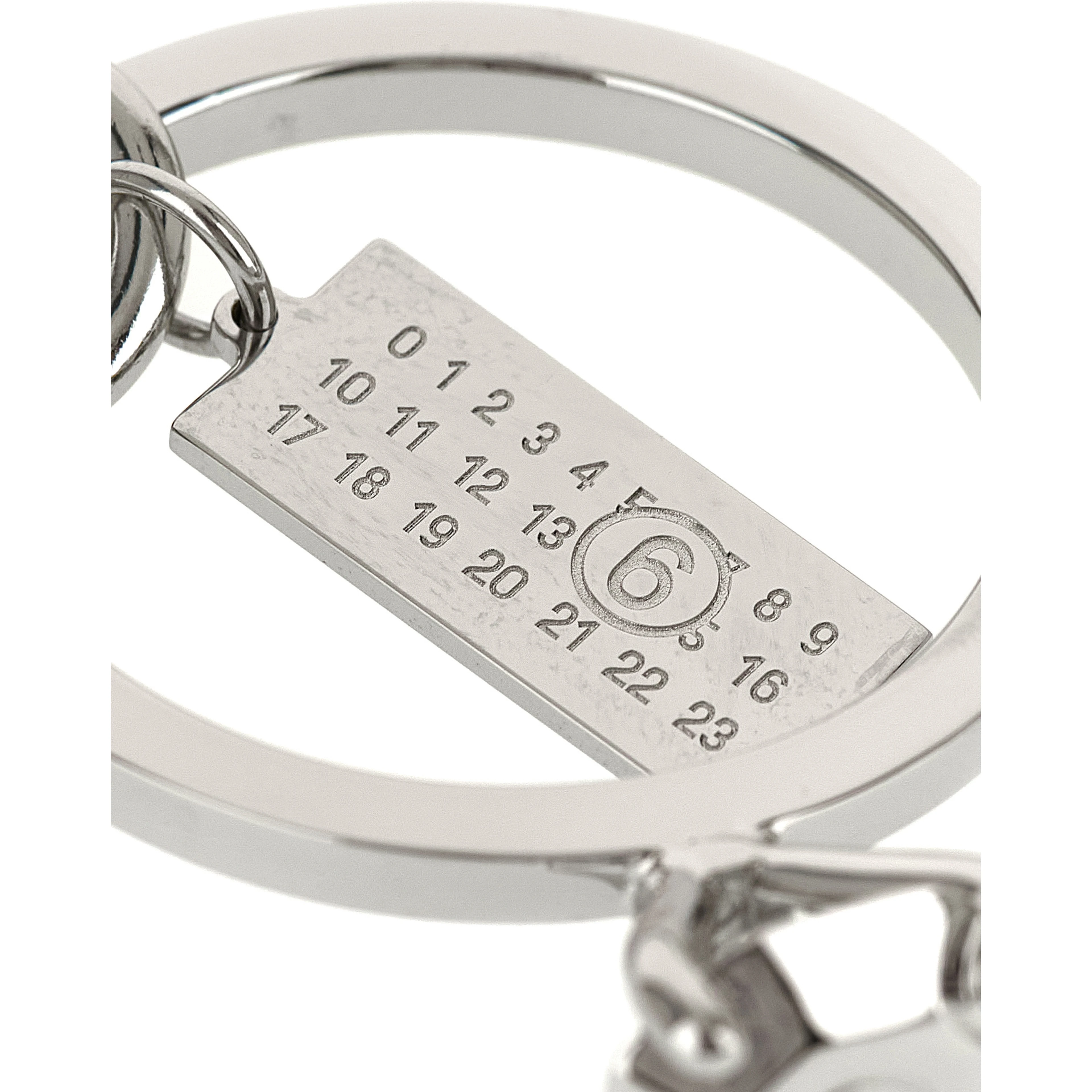 Silver Brass Keychain