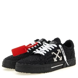 Bicolor Cotton Low Top Sneakers