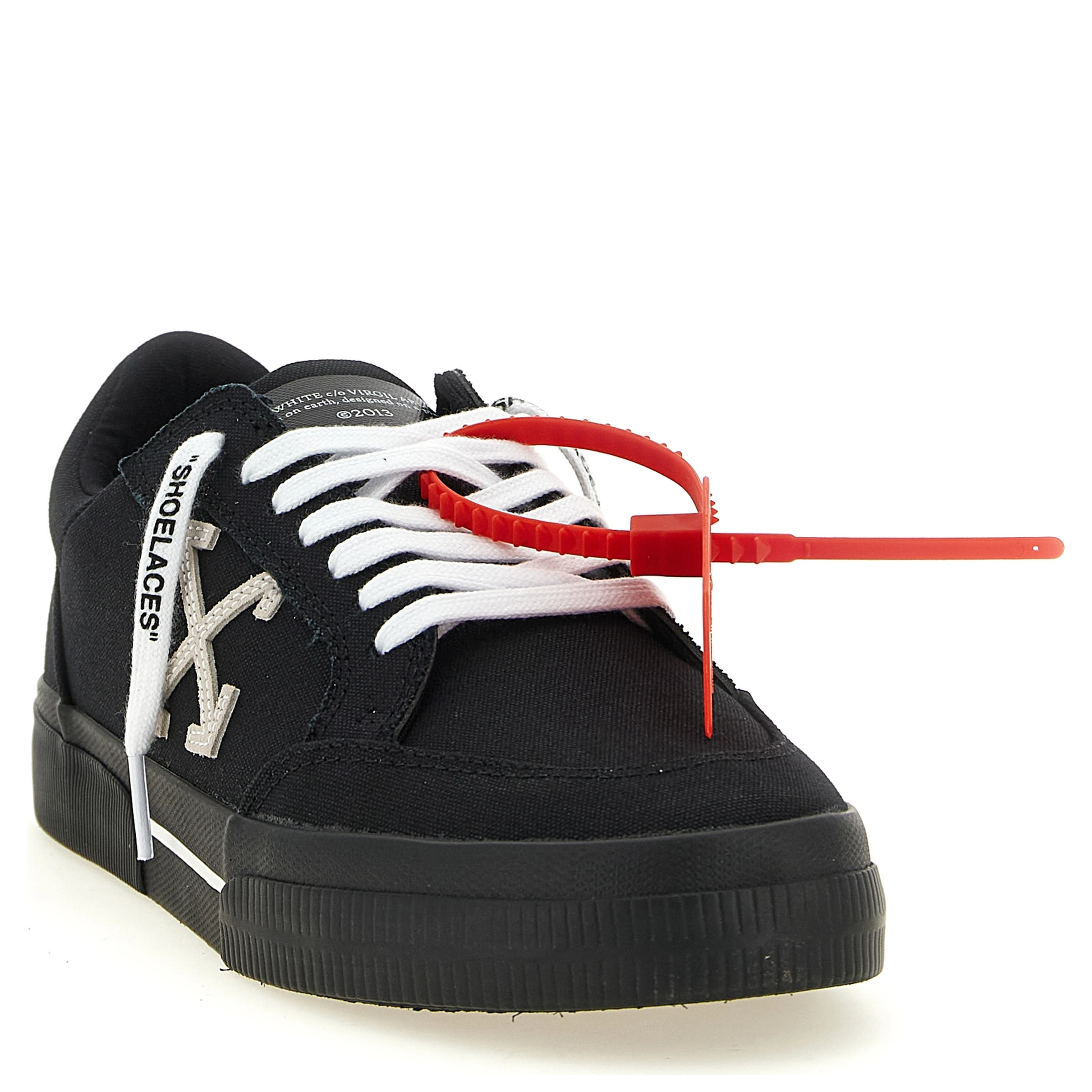 Bicolor Cotton Low Top Sneakers