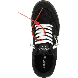 Bicolor Cotton Low Top Sneakers
