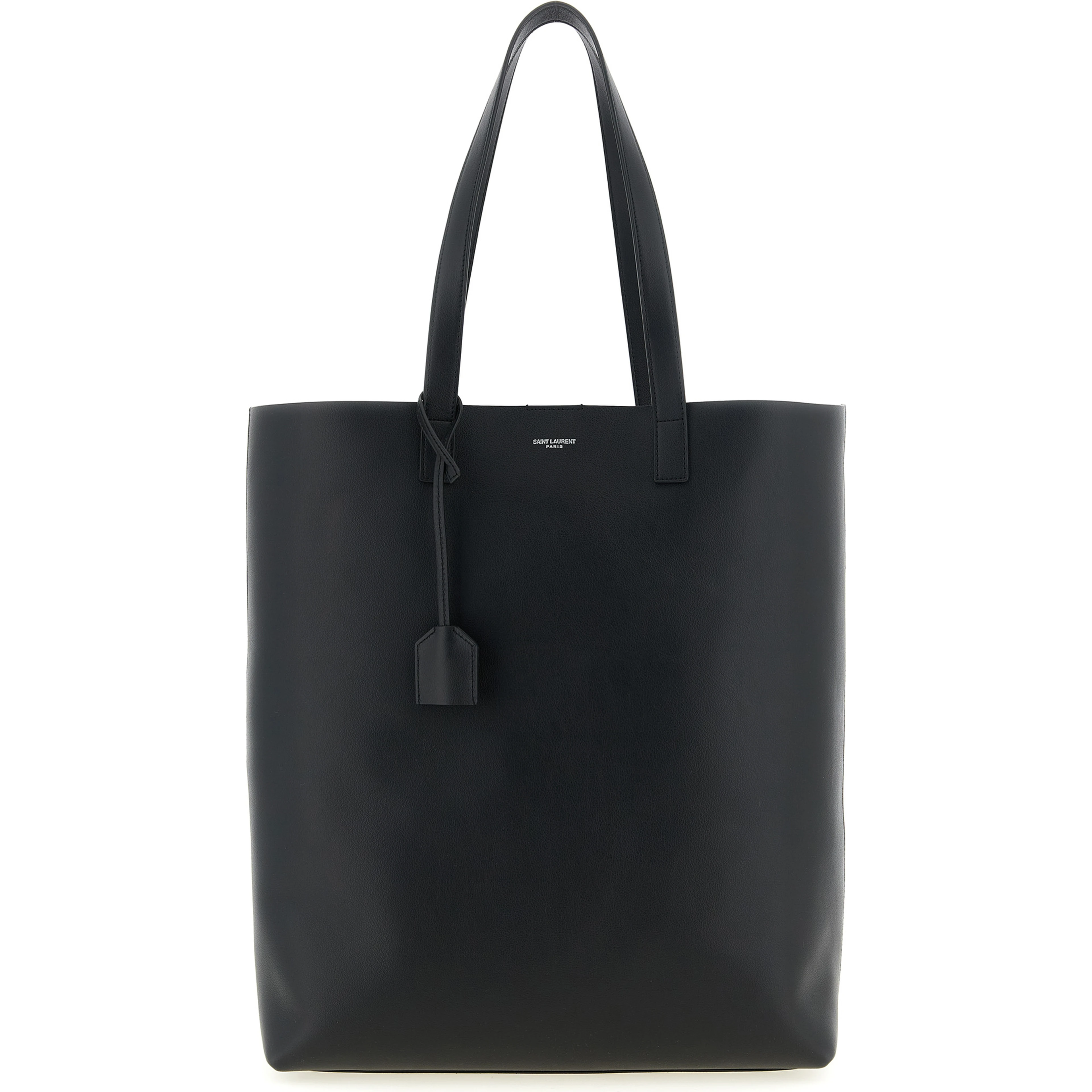 Black Calfskin Tote Bag