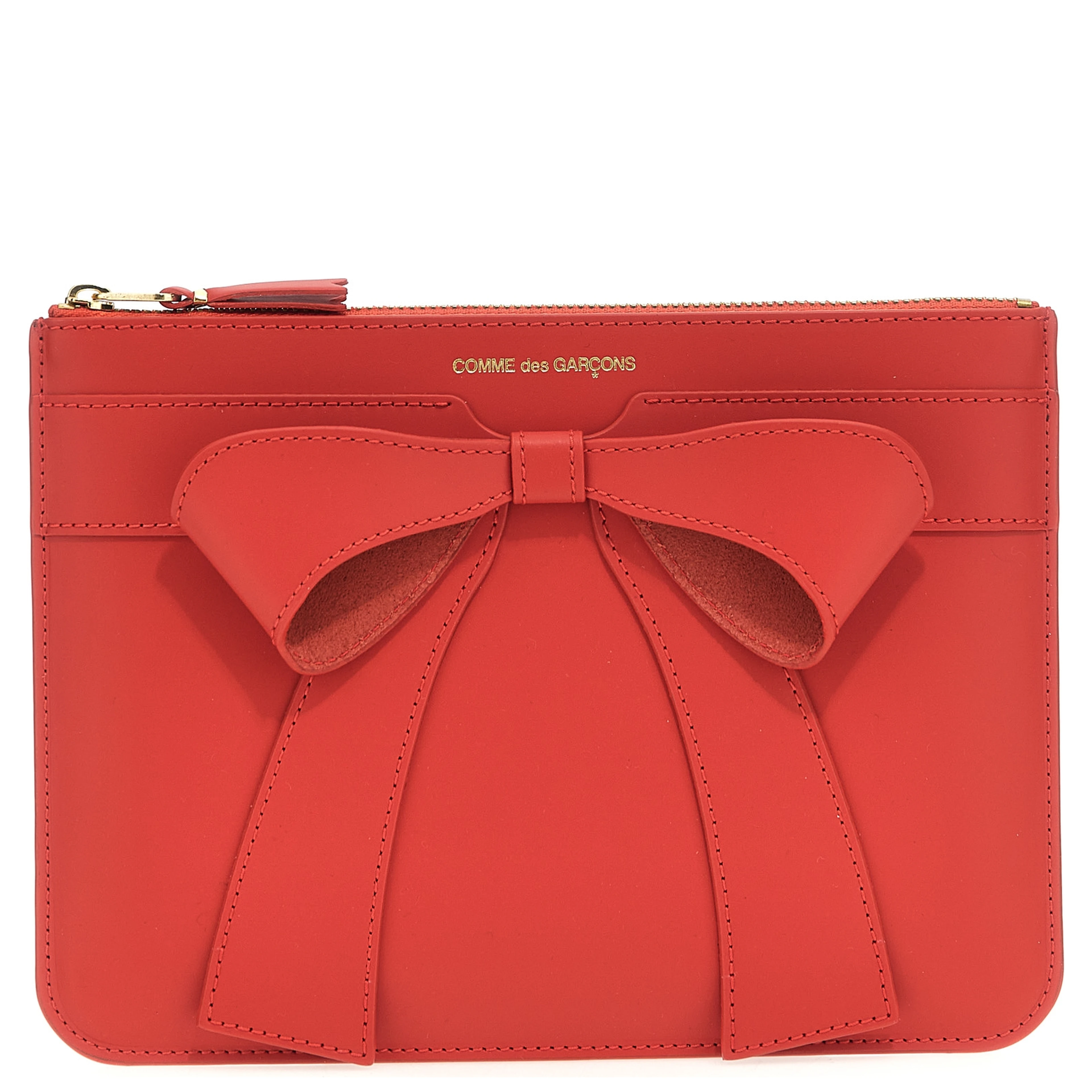 Red Cowhide Cardholder