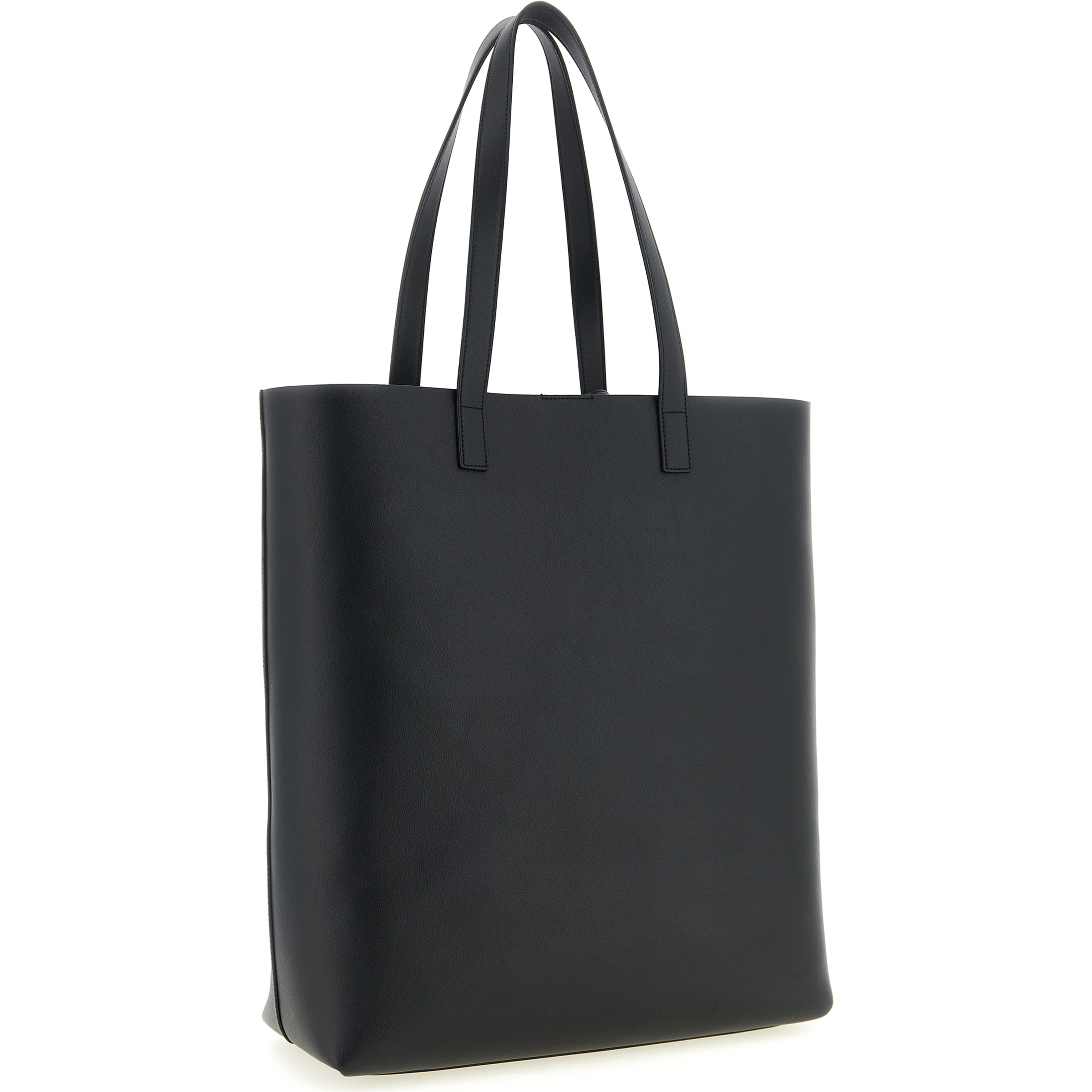 Black Calfskin Tote Bag