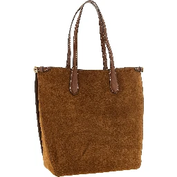 Brown Cowhide Shoulder Bag