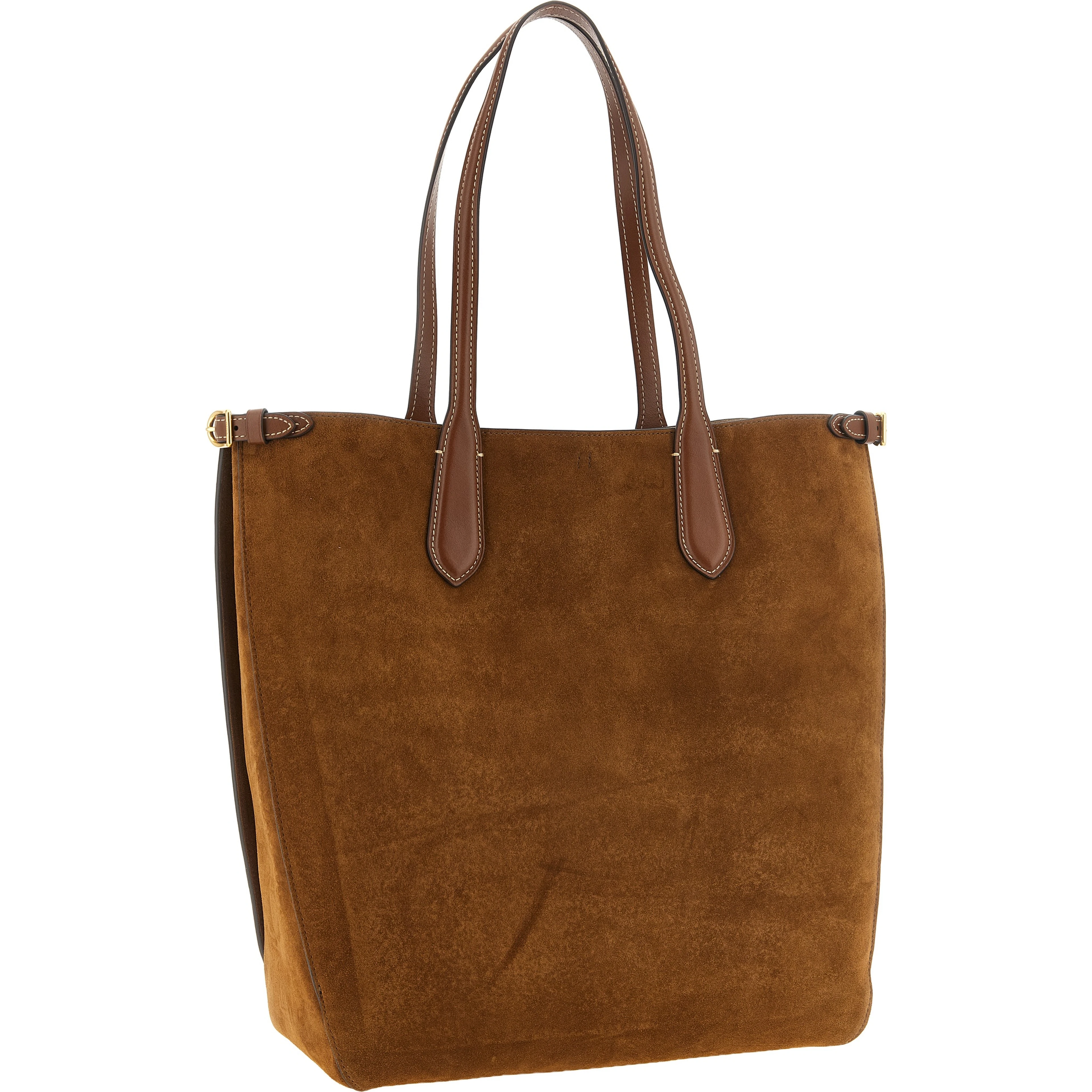 Brown Cowhide Shoulder Bag