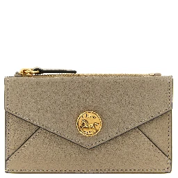 Beige Goatskin Cardholder