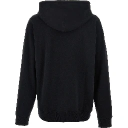 Black Cotton Sweatshirt