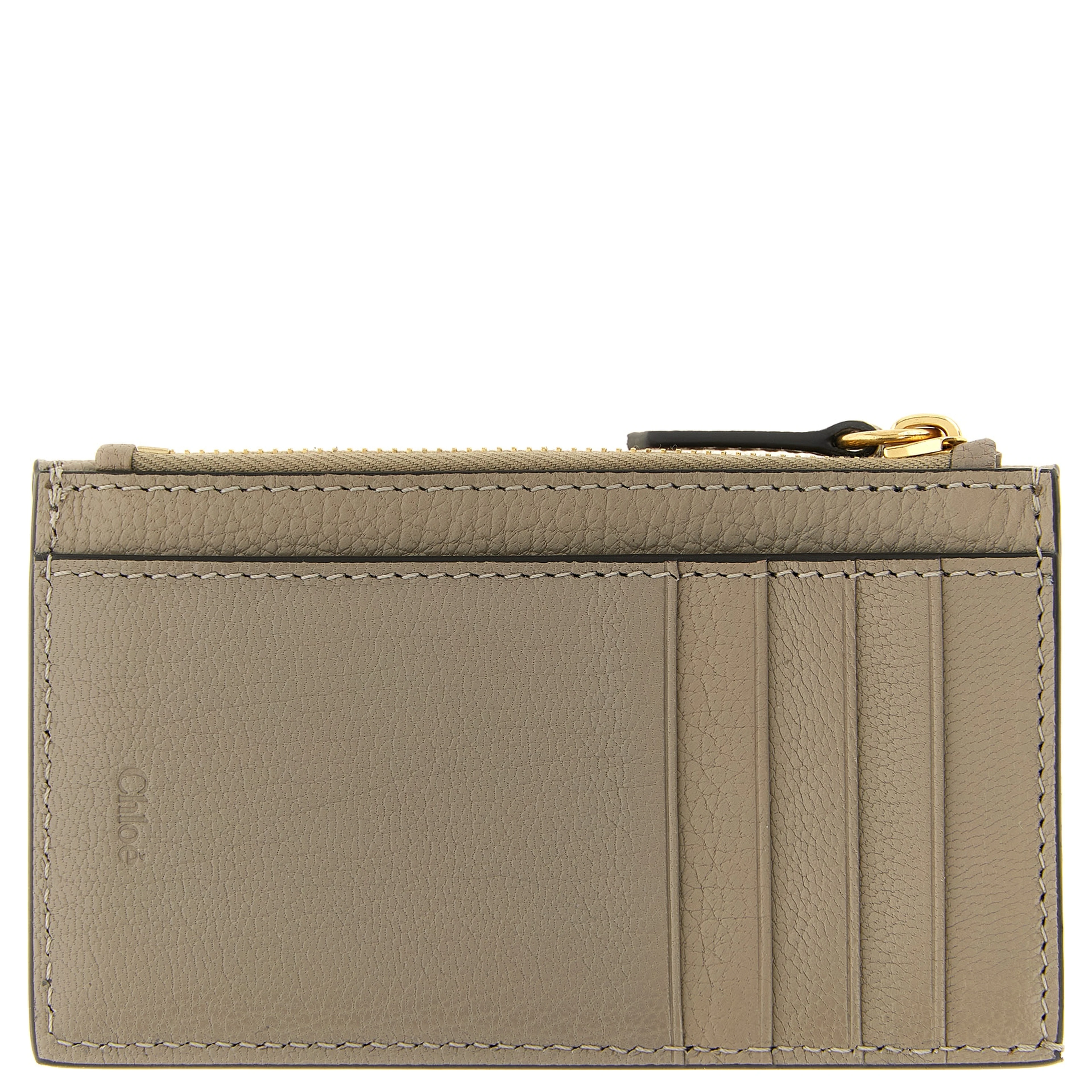 Beige Goatskin Cardholder