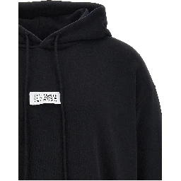 Black Cotton Sweatshirt
