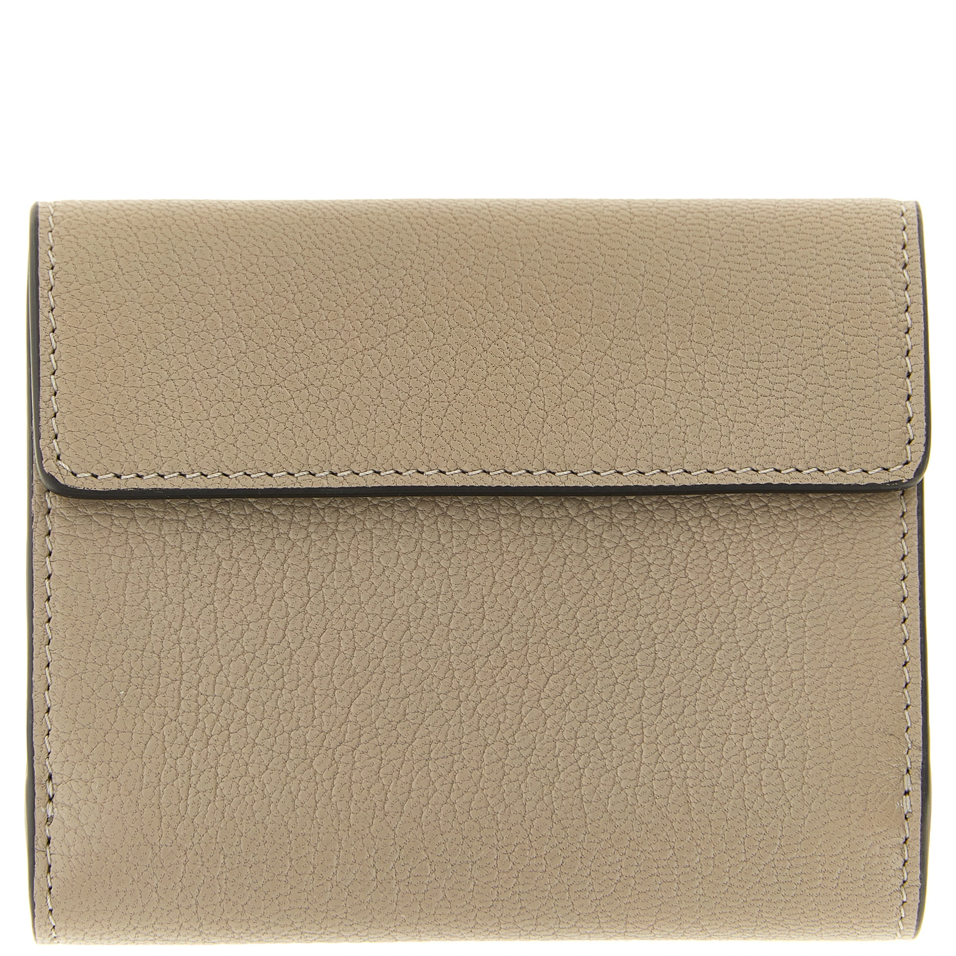 Beige Goatskin Cardholder
