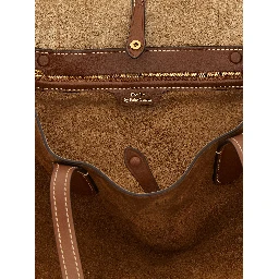 Brown Cowhide Shoulder Bag