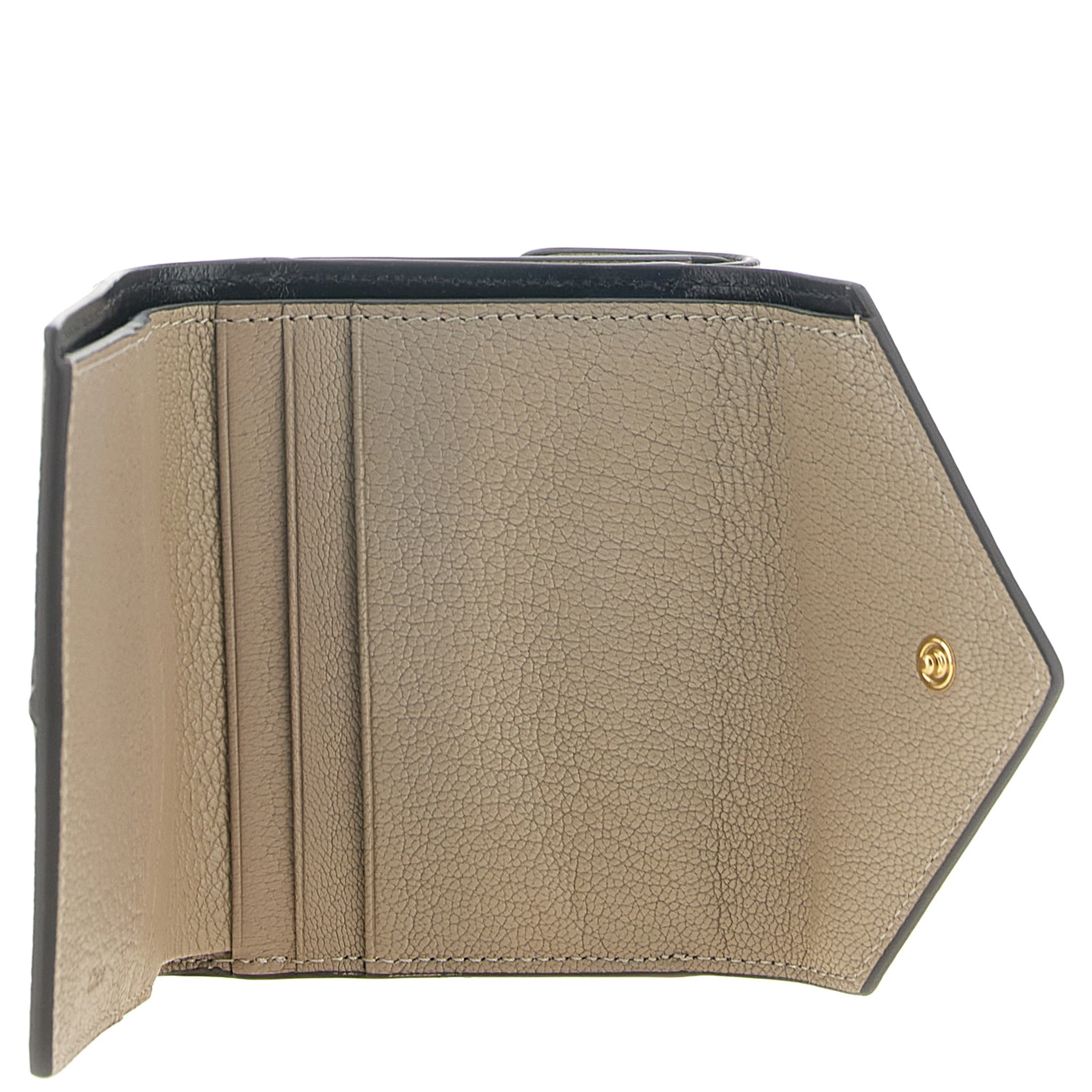 Beige Goatskin Cardholder