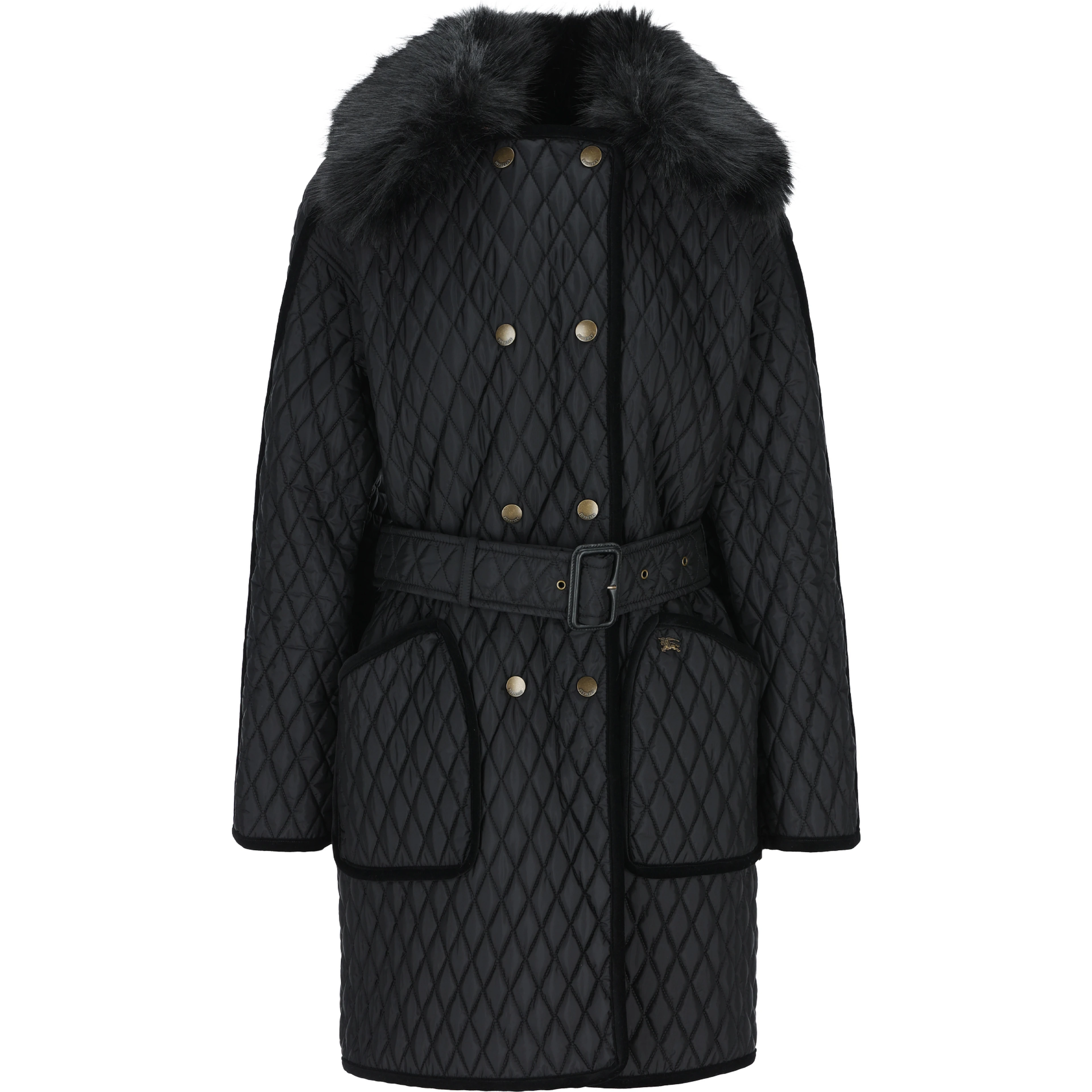 Burberry Coats Black