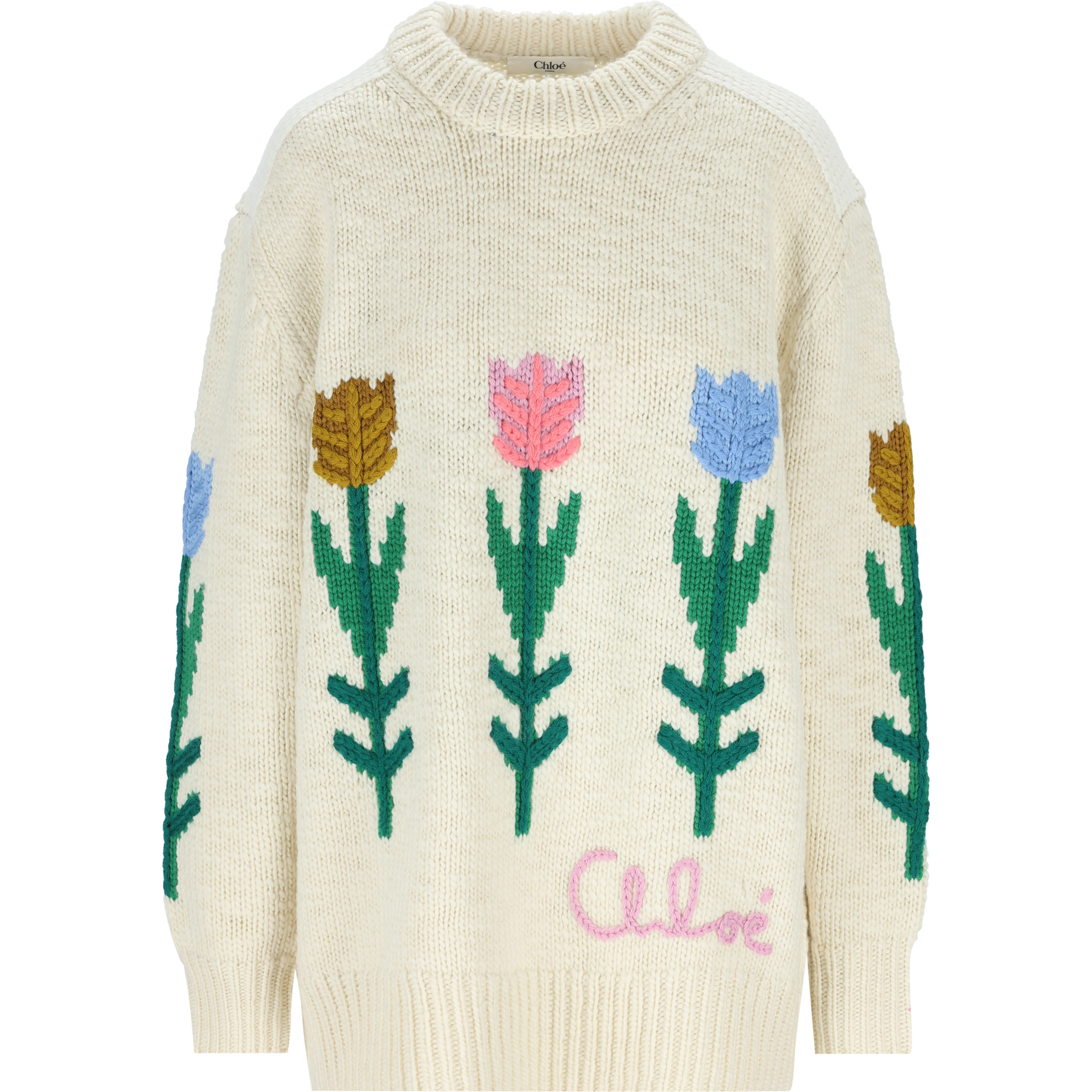 Chloè Sweaters Beige